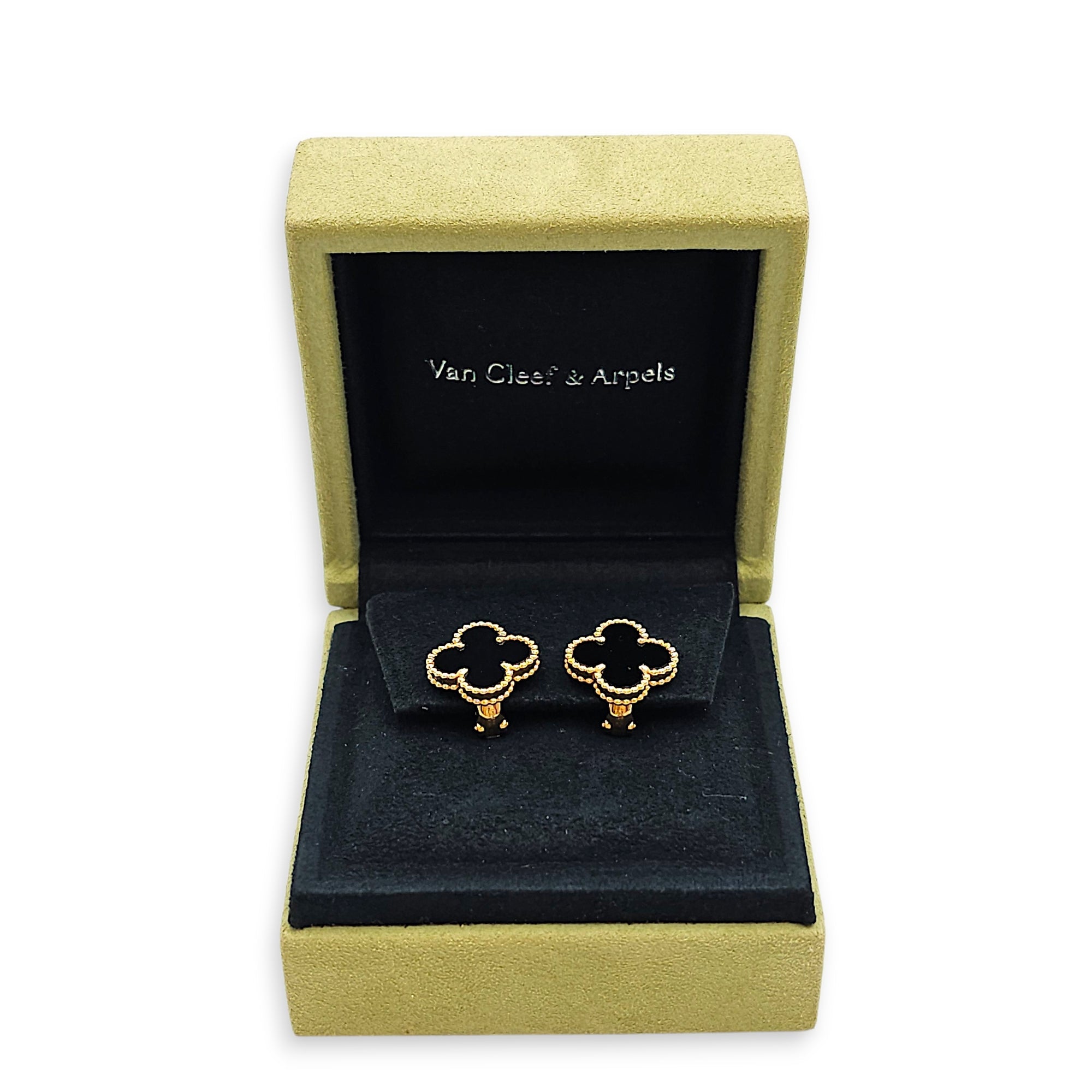 Vintage Alhambra Earrings in Black CL2601-19124 3