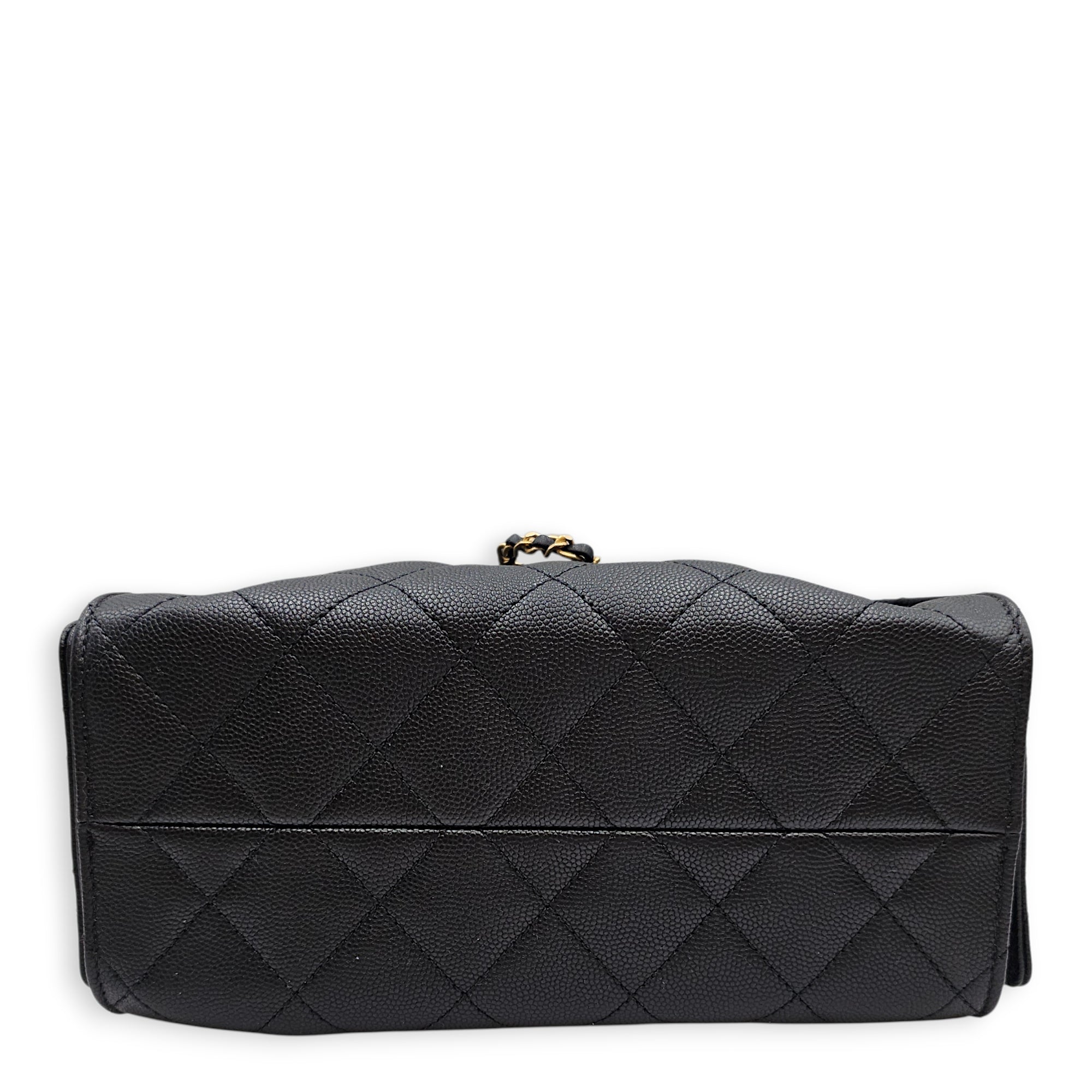 Mini C25 Black Shoulder Bag in Caviar Leather Gold hardware CL2601-19171 6