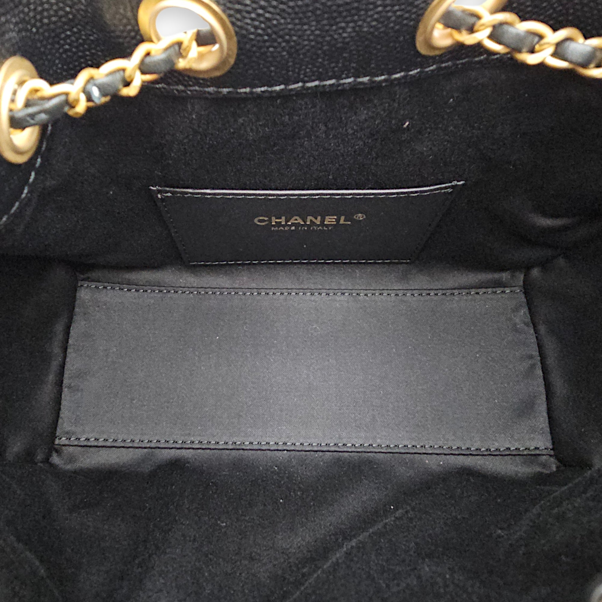 Mini C25 Black Shoulder Bag in Caviar Leather Gold hardware CL2601-19171 9