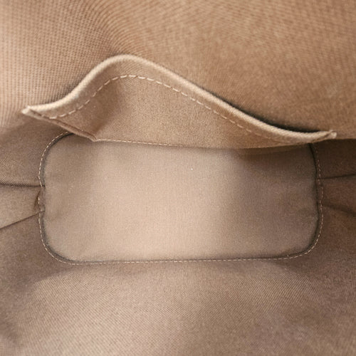 Alma BB Monogram Brown Crossbody Bag in Canvas Gold hardware