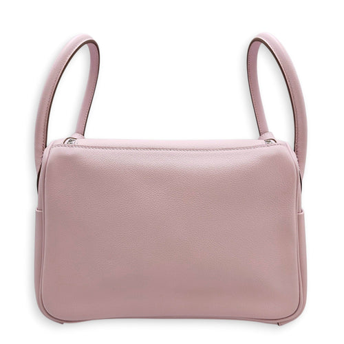 Lindy 26 Mauve Pale in Evercolor Palladium hardware CL2601-19198 2