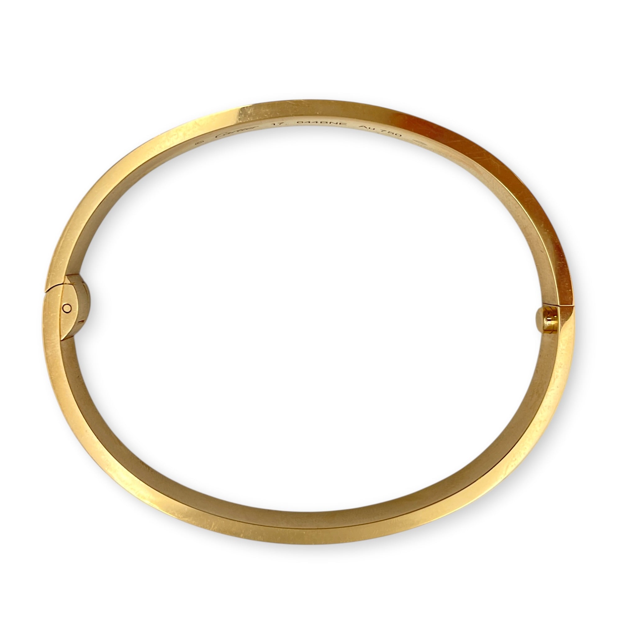 Love Bracelet, Classic Model, Paved. Sz: 17 Bracelet