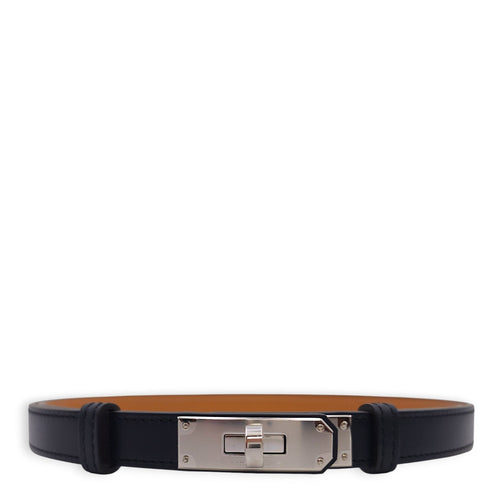 Kelly 18 Blue Indigo Belt in Vache Hunter Palladium hardware CL2601-19212 1