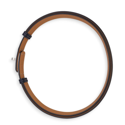 Kelly 18 Blue Indigo Belt in Vache Hunter Palladium hardware CL2601-19212 3