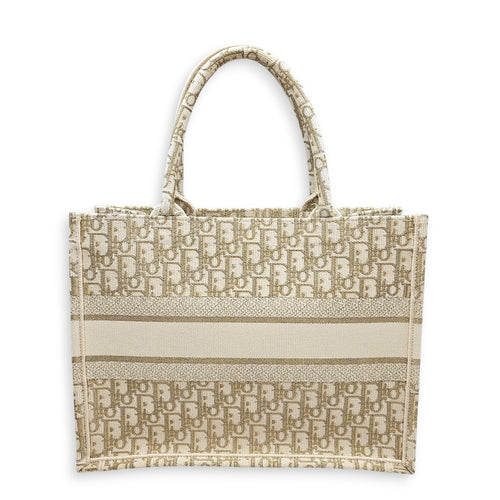 Book Tote Size 36 cm Gold Top Handle Bag in Canvas CL2602-19246 2