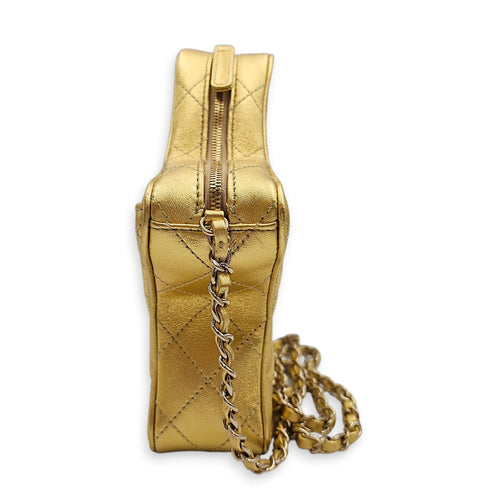 24C Walk of Fame Star Bag  Gold Crossbody Bag in Metallic Gold hardware CL2602-19253 3