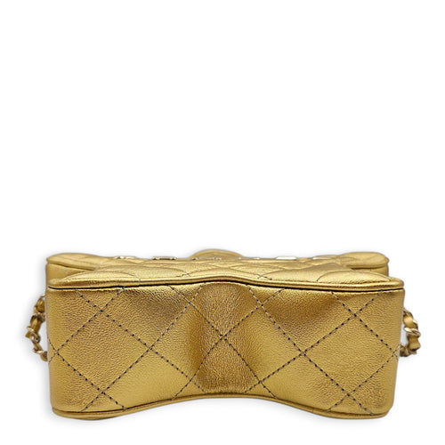 24C Walk of Fame Star Bag  Gold Crossbody Bag in Metallic Gold hardware CL2602-19253 5