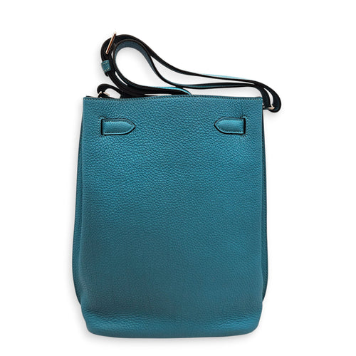 So Kelly 22 Turquoise in Togo Palladium hardware CL2602-19258 2