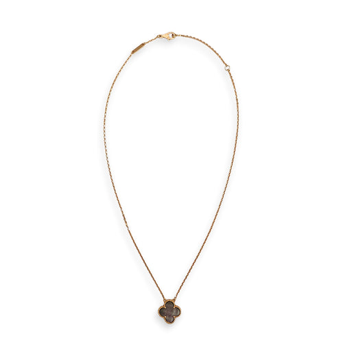 Vintage Alhambra Pendant Necklace in Grey CL2602-19271 2