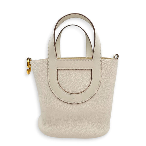 In the Loop 18 Gris Pale in Clemence/Swift Gold hardware