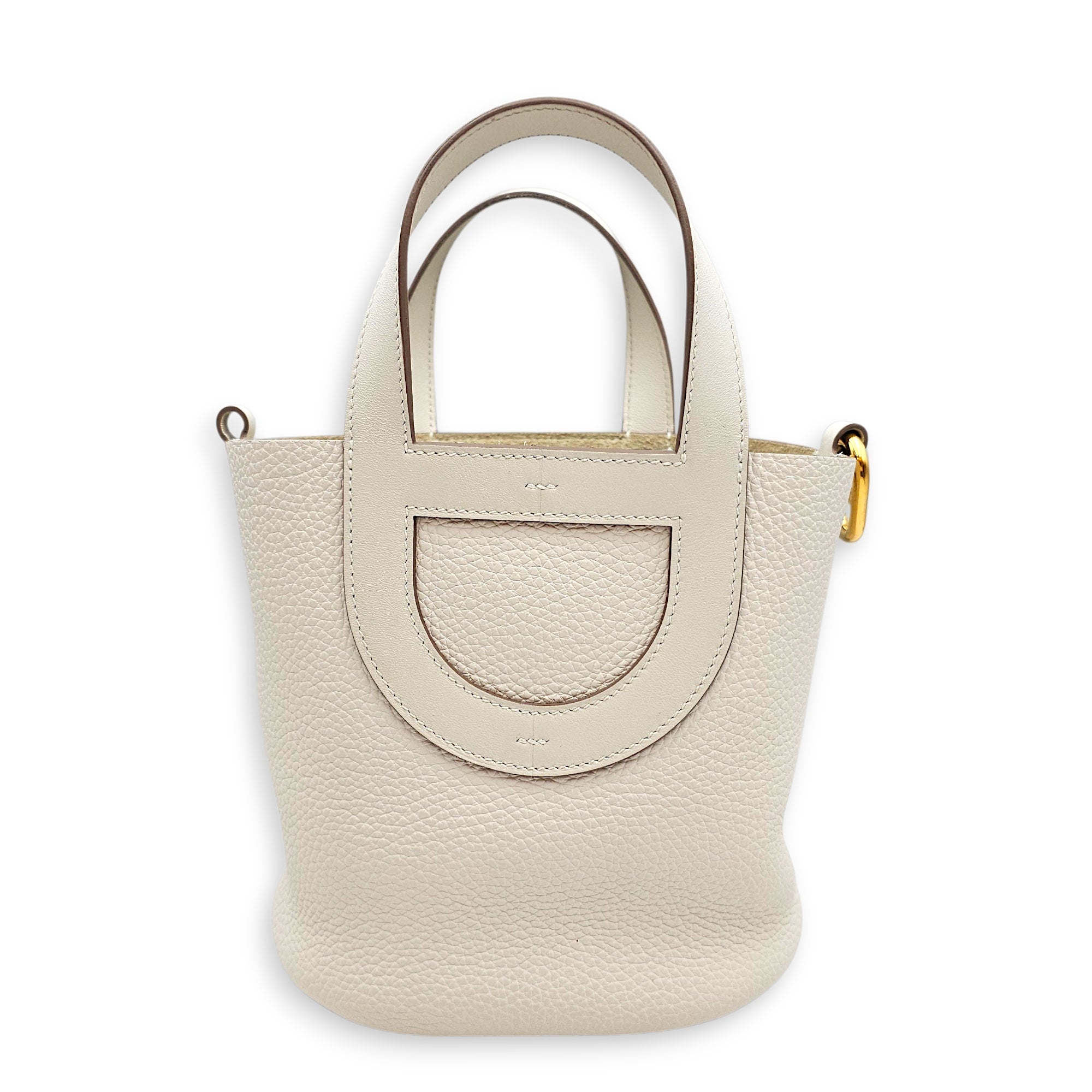 In the Loop 18 Gris Pale in Clemence/Swift Gold hardware CL2602-19279 2