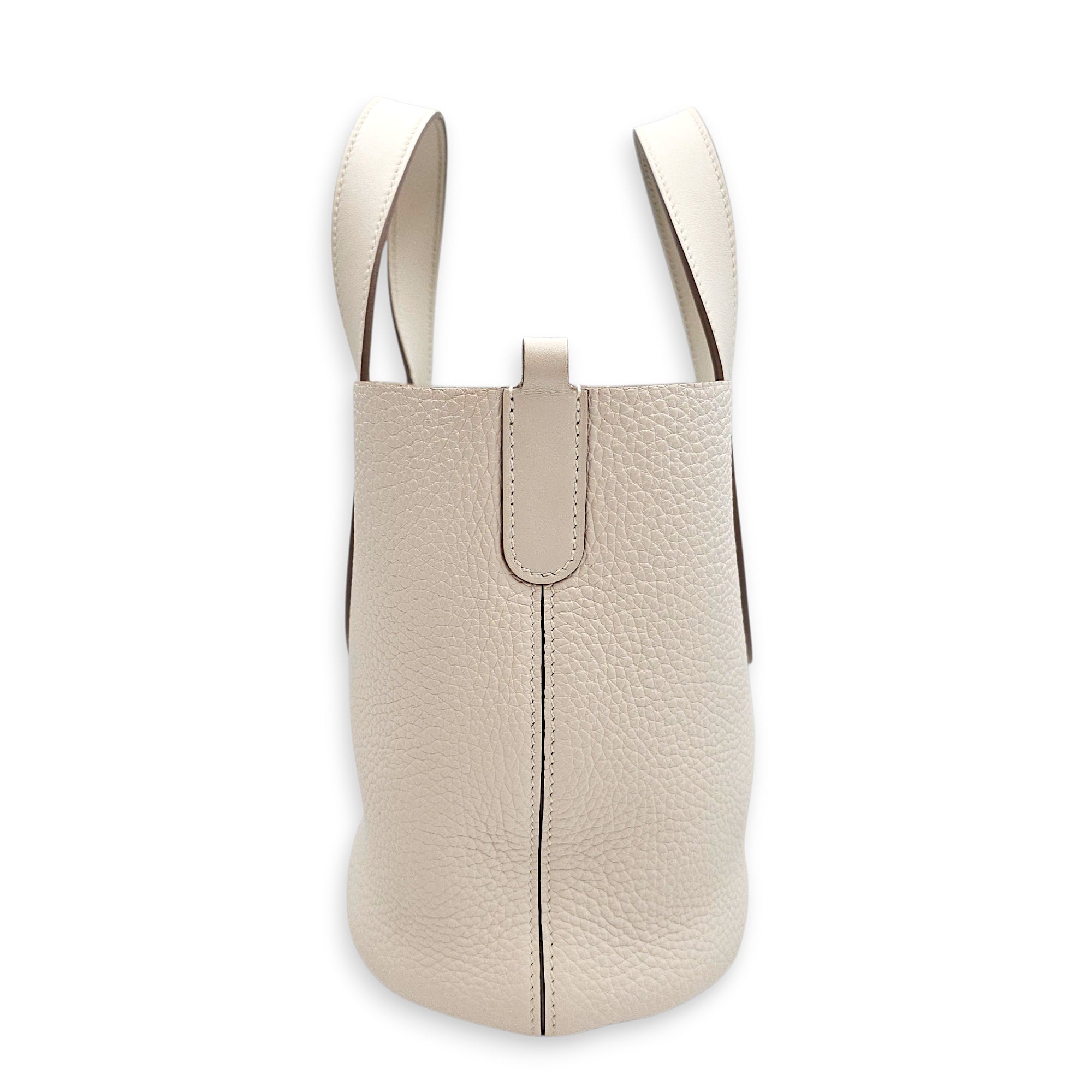 In the Loop 18 Gris Pale in Clemence/Swift Gold hardware