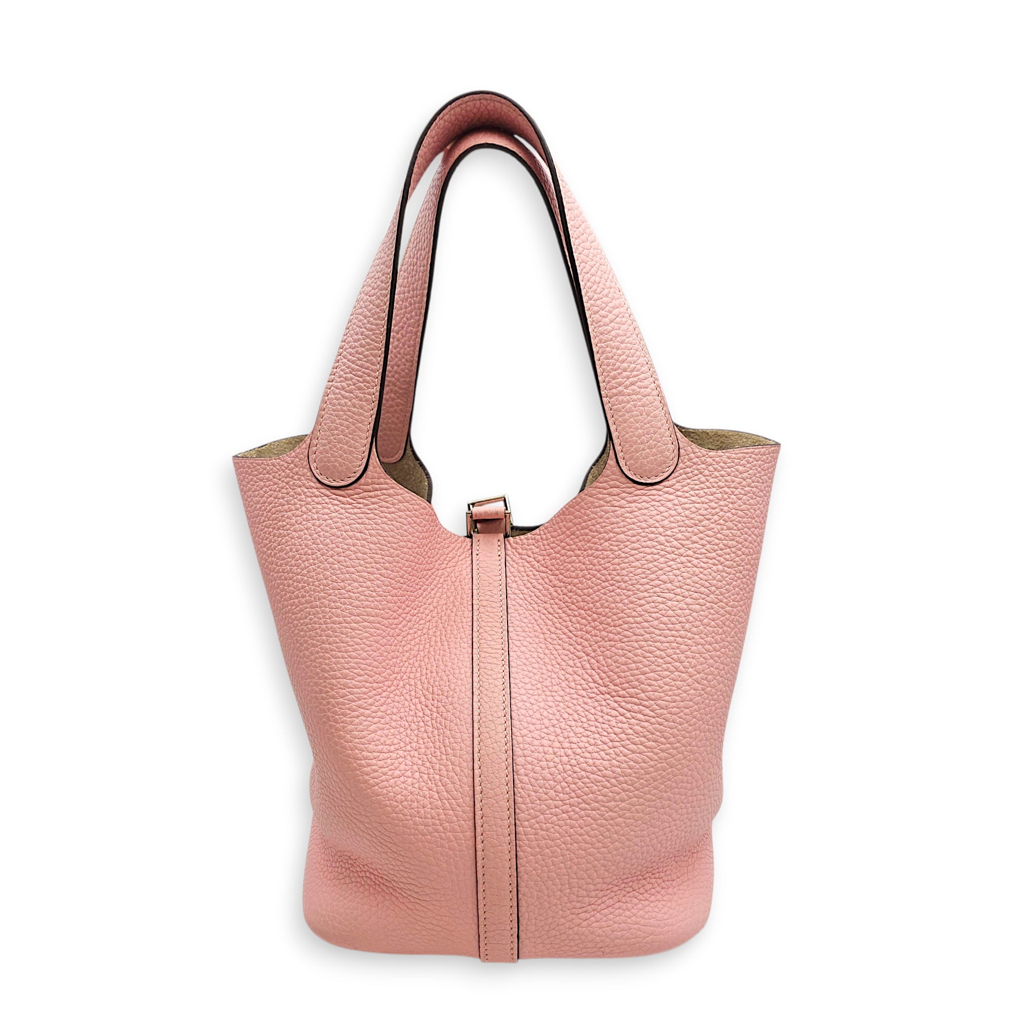 Picotin 22 Rose Sakura in Clemence Palladium hardware