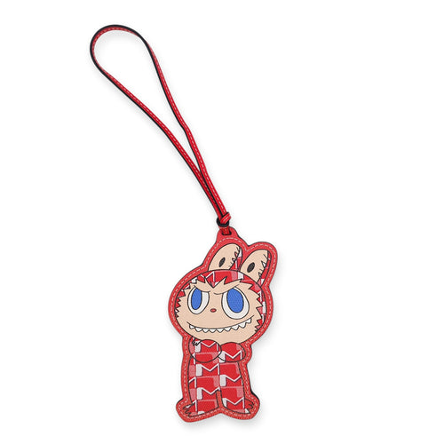 Moynat x Kasing Lung Labubu Red Bag Charm in Calfskin CL2602-19324 1