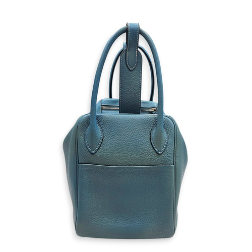 Lindy 34 Blue Jean in Clemence Palladium hardware CL2602-19327 4