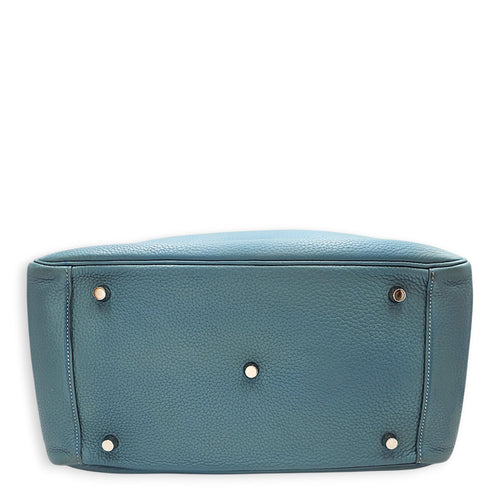 Lindy 34 Blue Jean in Clemence Palladium hardware CL2602-19327 6