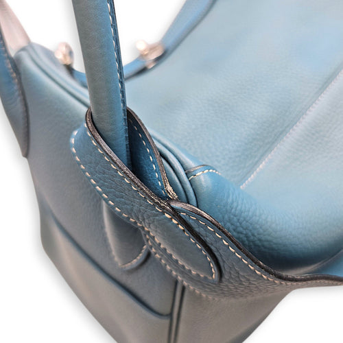 Lindy 34 Blue Jean in Clemence Palladium hardware CL2602-19327 9