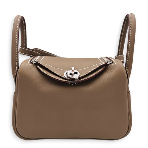 Lindy II Mini Etoupe in Swift Palladium hardware CL2602-19336 1