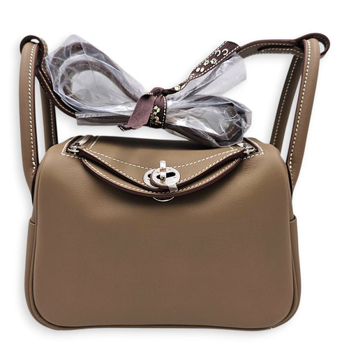 Lindy II Mini Etoupe in Swift Palladium hardware CL2602-19336 3