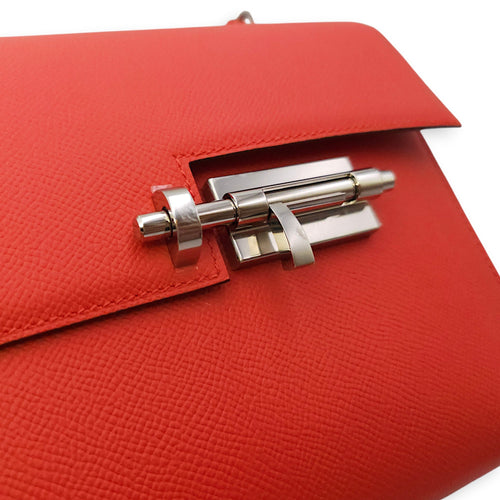 Verrou 21 Capucine in Epsom Palladium hardware CL2602-19337 13