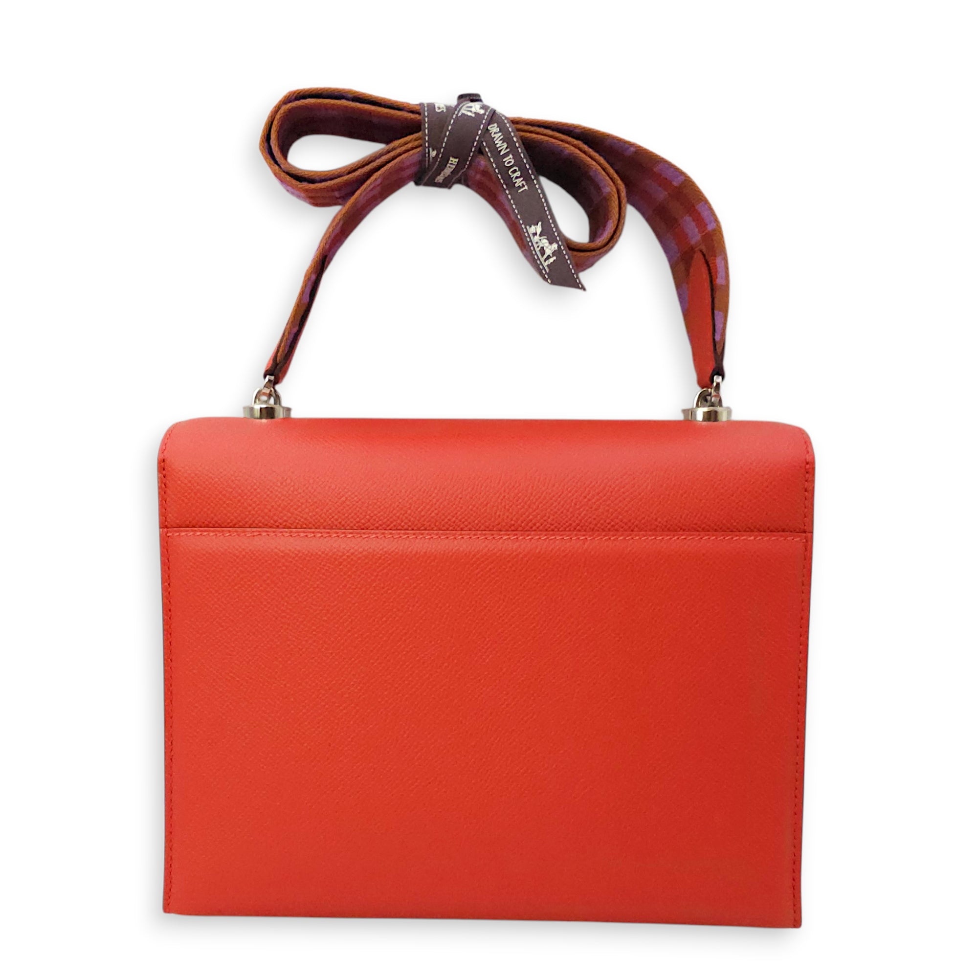 Verrou 21 Capucine in Epsom Palladium hardware CL2602-19337 2