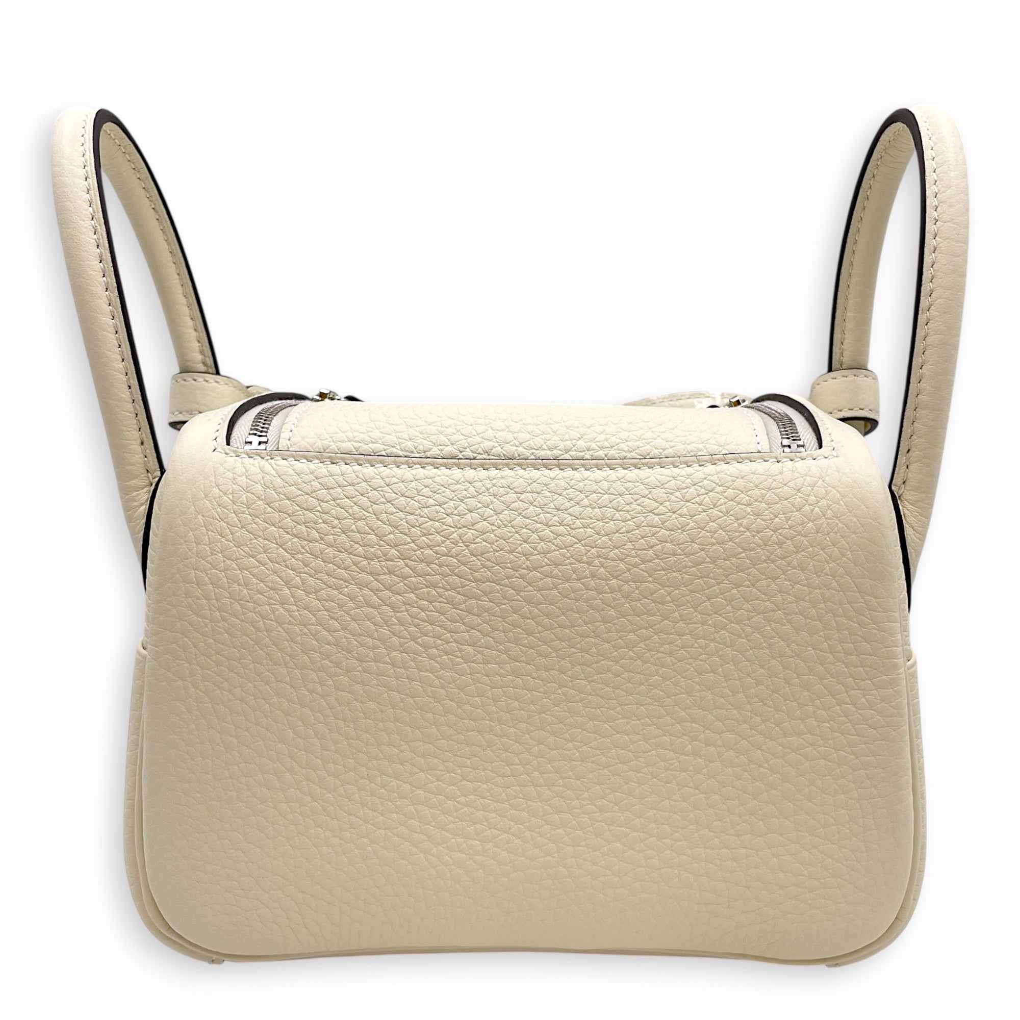 Lindy II Mini Cream in Clemence Palladium hardware CL2602-19347 2
