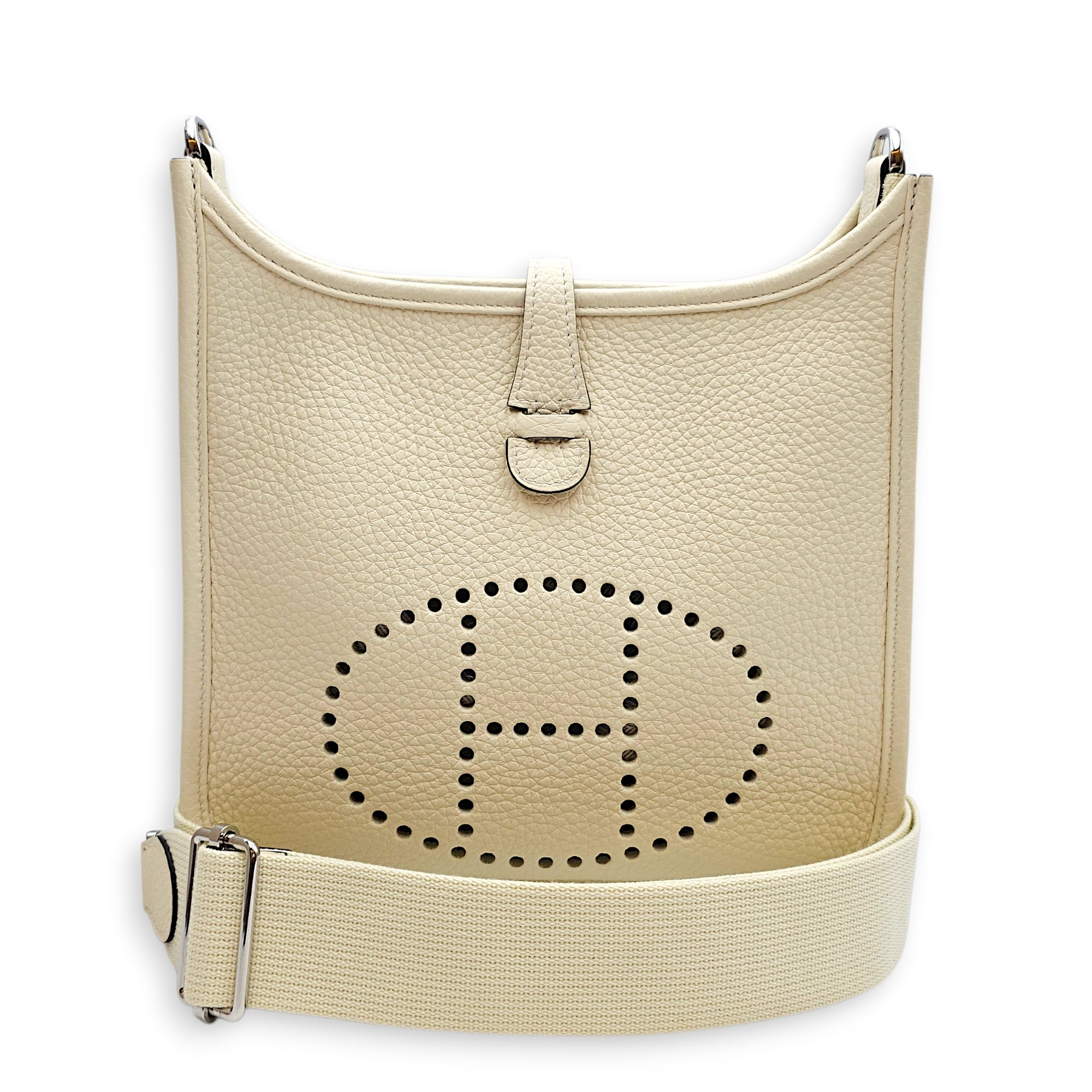 Evelyne III 23 Cream in Clemence Palladium hardware CL2602-19349 3