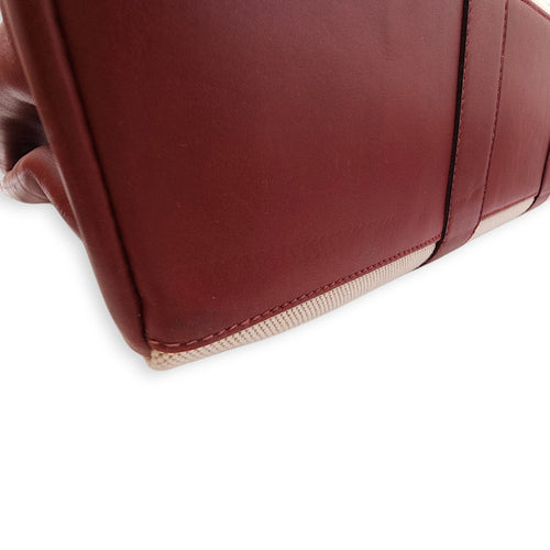 Fourre Tote GM Rouge H in Swift Palladium hardware CL2602-19362 14