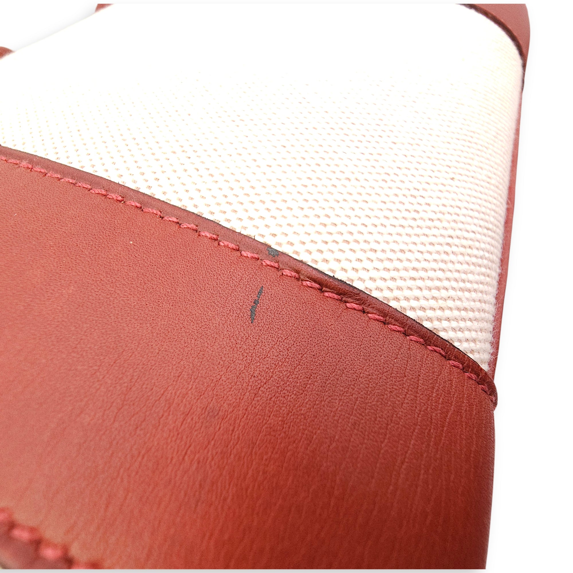 Fourre Tote GM Rouge H in Swift Palladium hardware CL2602-19362 7