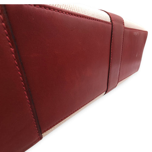 Fourre Tote GM Rouge H in Swift Palladium hardware CL2602-19362 9