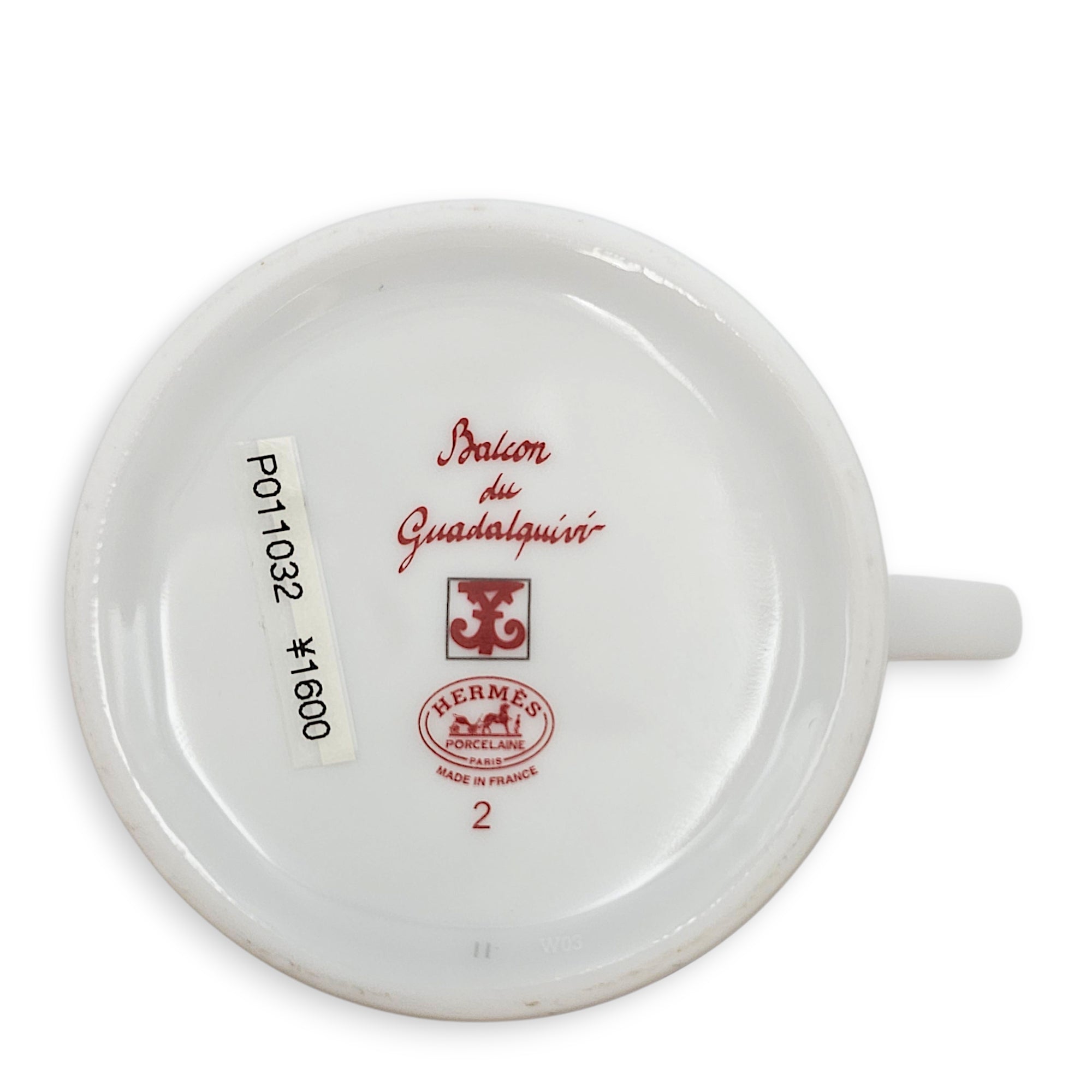 Balcon du Guadalquivir Mug Rouge/Blanc Tableware CL2602-19384 3