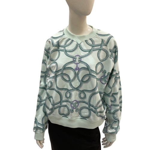 Palefroi Remix Sweatshirt 42 Light Green Ready-To-Wear in Cotton CL2602-19389 1