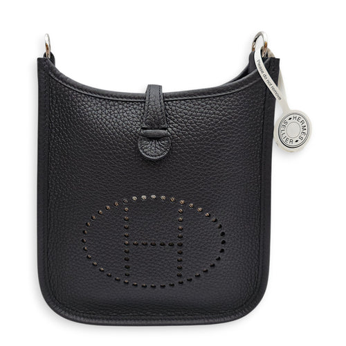 Evelyne Mini Black in Clemence Palladium hardware