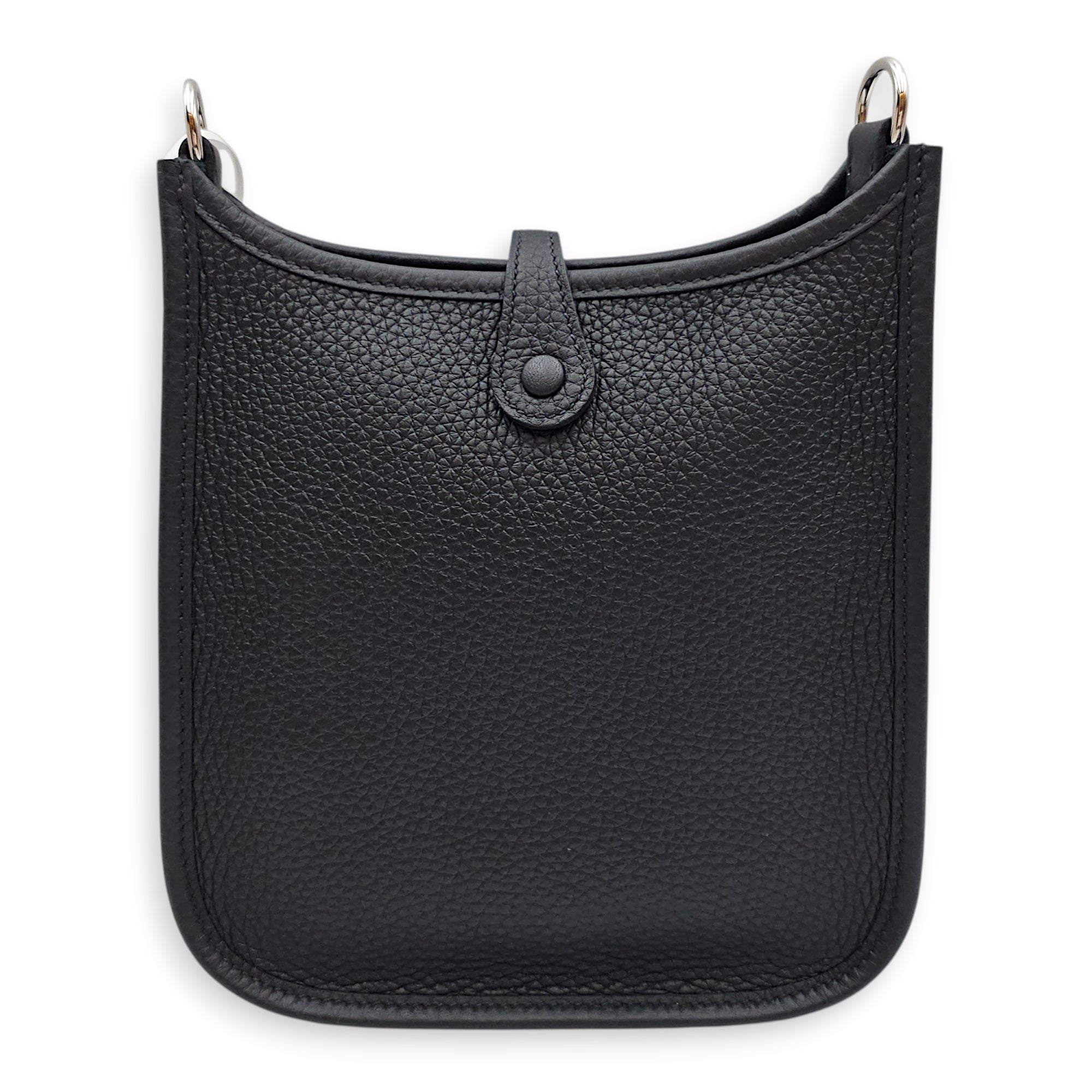 Evelyne Mini Black in Clemence Palladium hardware