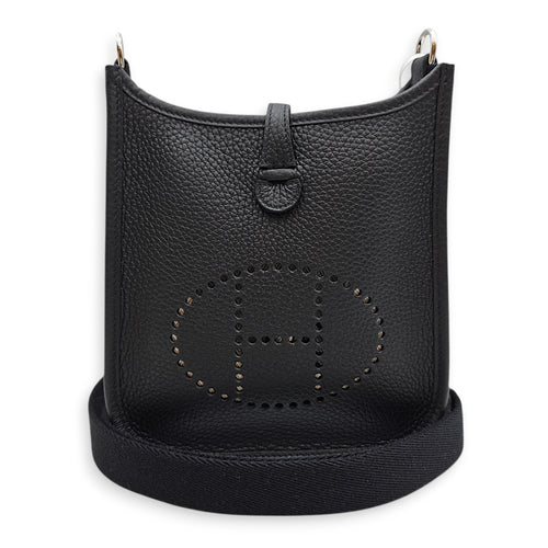 Evelyne Mini Black in Clemence Palladium hardware