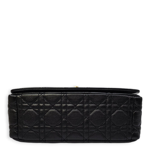 Caro Medium Black Shoulder Bag in Calfskin Gold hardware CL2602-19406 5