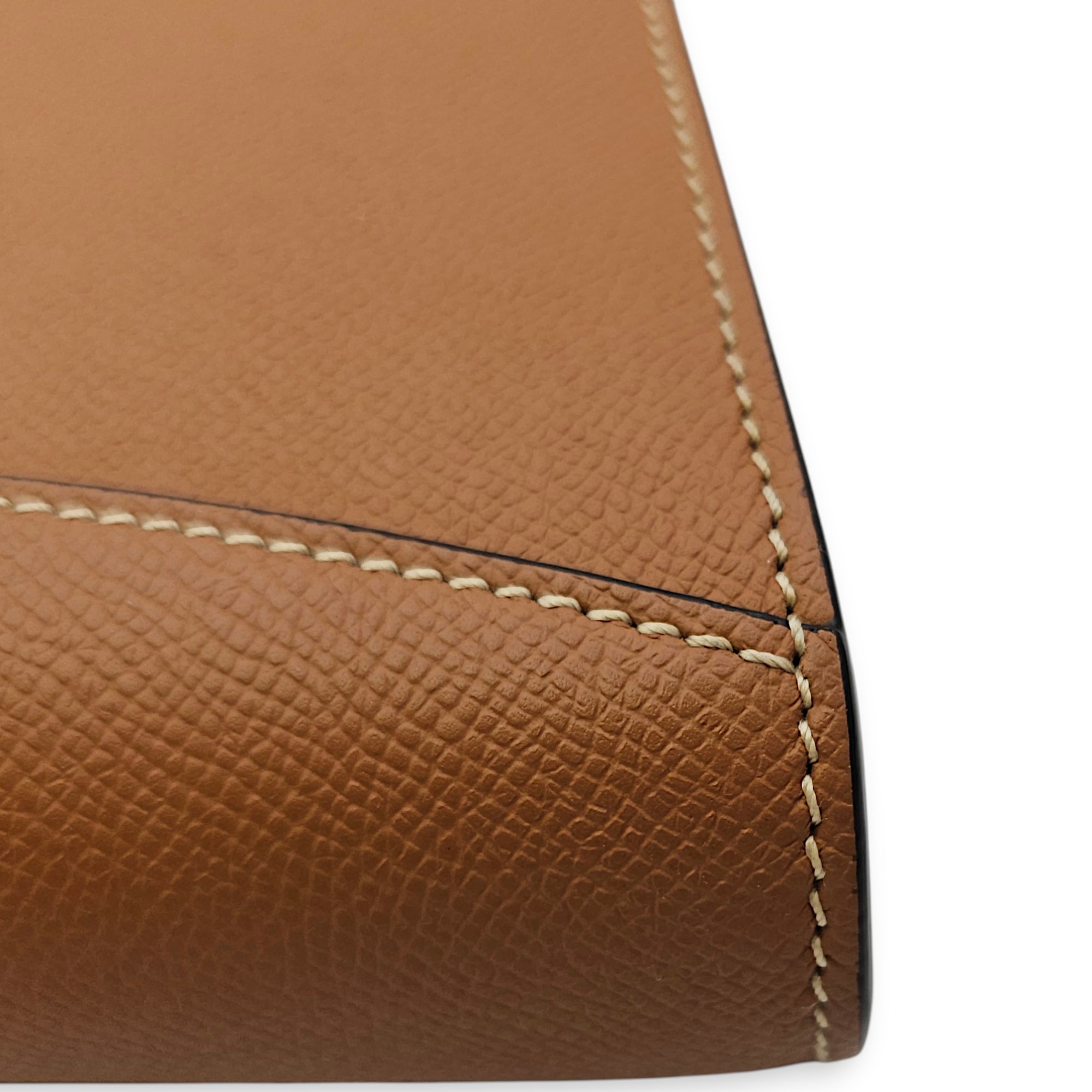 Gabrielle Crossbody Bag Beige Crossbody Bag in Calfskin Gold hardware