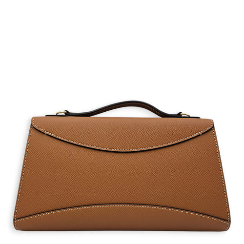 Gabrielle Crossbody Bag Beige Crossbody Bag in Calfskin Gold hardware