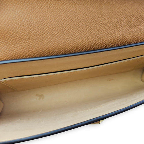 Gabrielle Crossbody Bag Beige Crossbody Bag in Calfskin Gold hardware