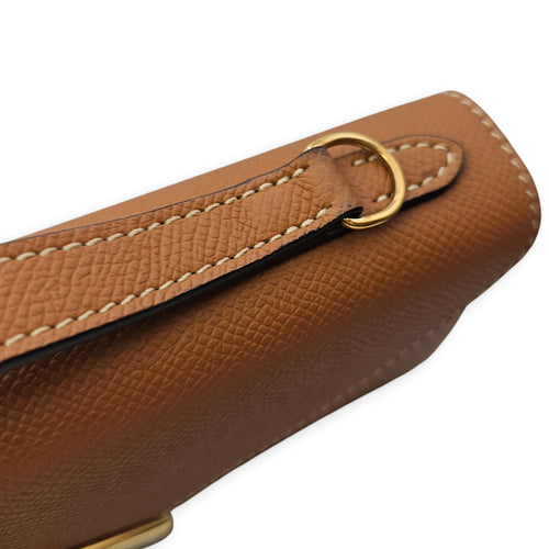 Gabrielle Crossbody Bag Beige Crossbody Bag in Calfskin Gold hardware