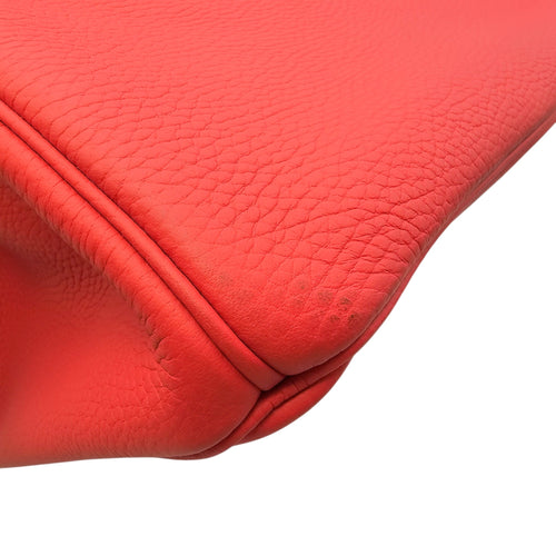 Birkin 35 Rouge Tomate in Clemence Gold hardware