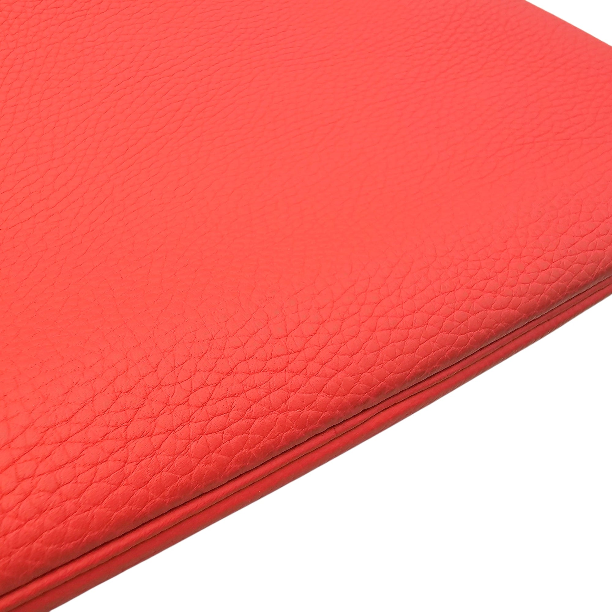 Birkin 35 Rouge Tomate in Clemence Gold hardware