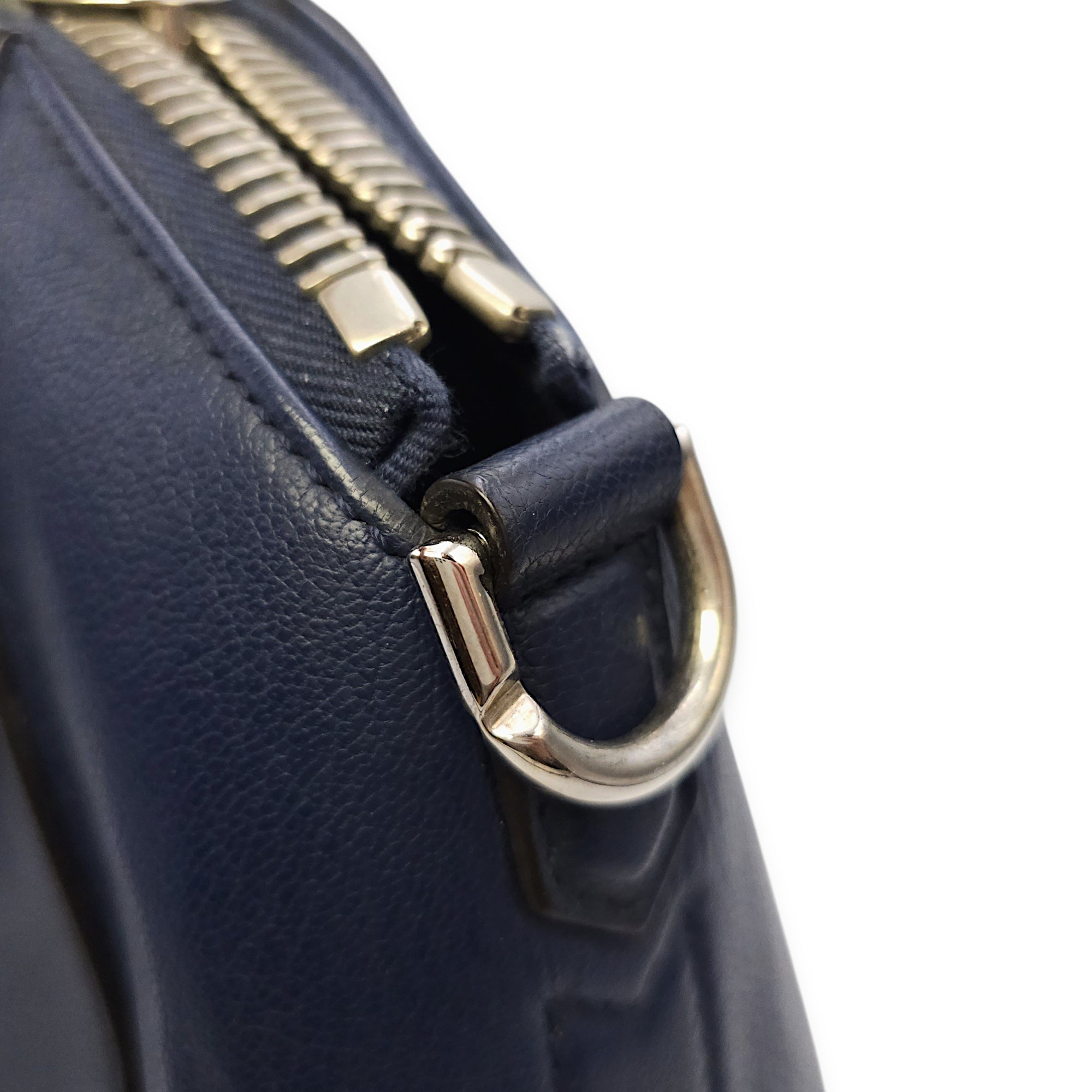 Antigona Small Blue Shoulder Bag in Calfskin Silver hardware CL2602-19438 13