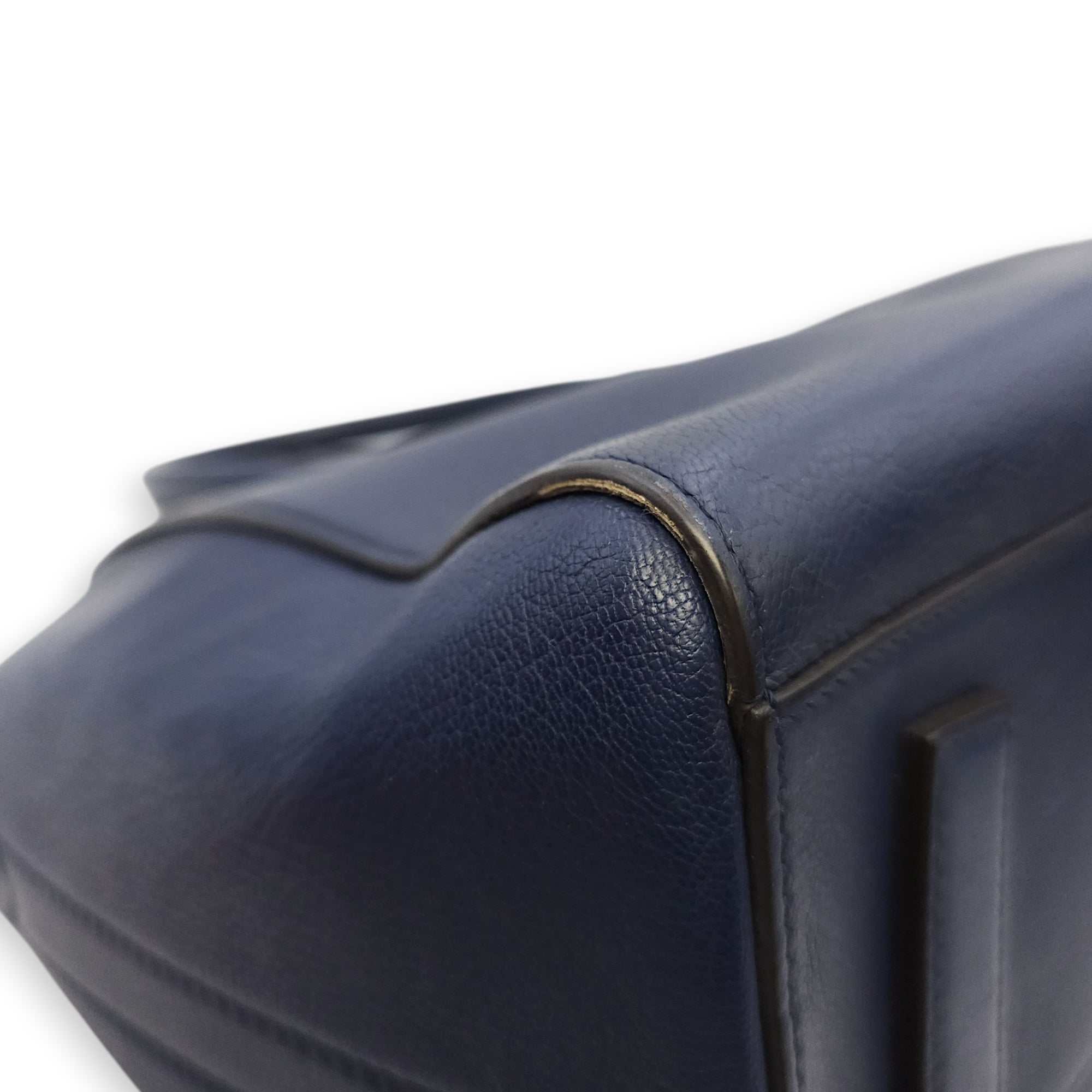 Antigona Small Blue Shoulder Bag in Calfskin Silver hardware CL2602-19438 14