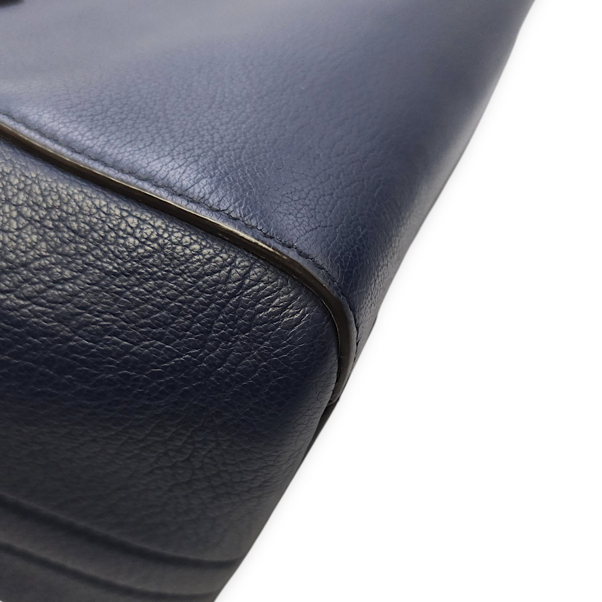 Antigona Small Blue Shoulder Bag in Calfskin Silver hardware CL2602-19438 2