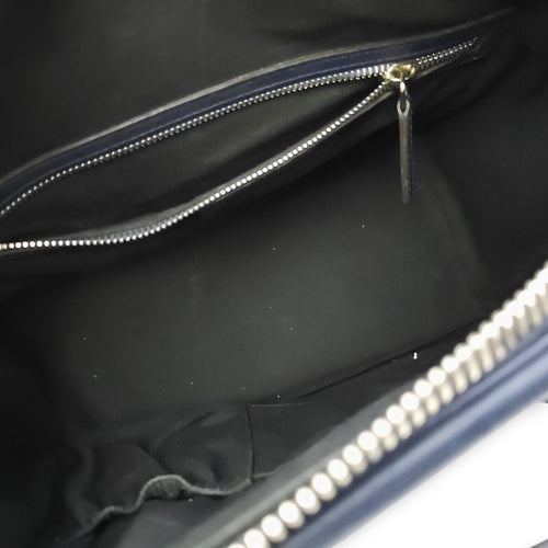 Antigona Small Blue Shoulder Bag in Calfskin Silver hardware CL2602-19438 4