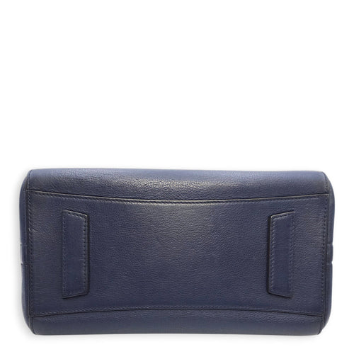 Antigona Small Blue Shoulder Bag in Calfskin Silver hardware CL2602-19438 6