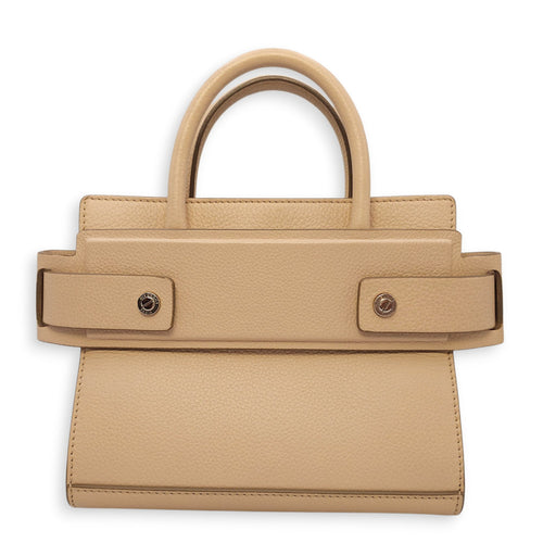 Horizon Tote Mini Beige Crossbody Bag in Calfskin Silver hardware CL2602-19439 2