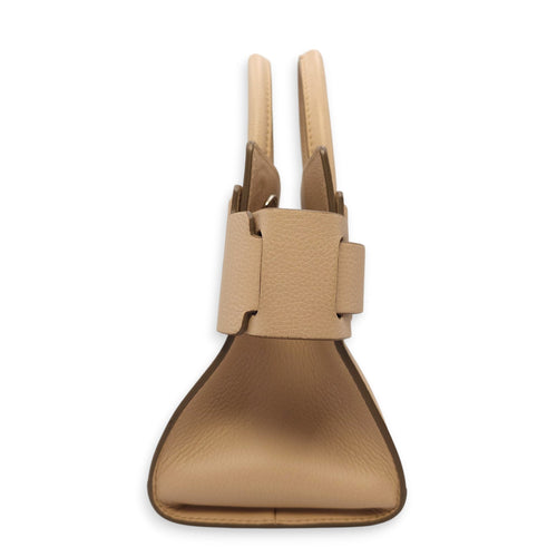 Horizon Tote Mini Beige Crossbody Bag in Calfskin Silver hardware CL2602-19439 4