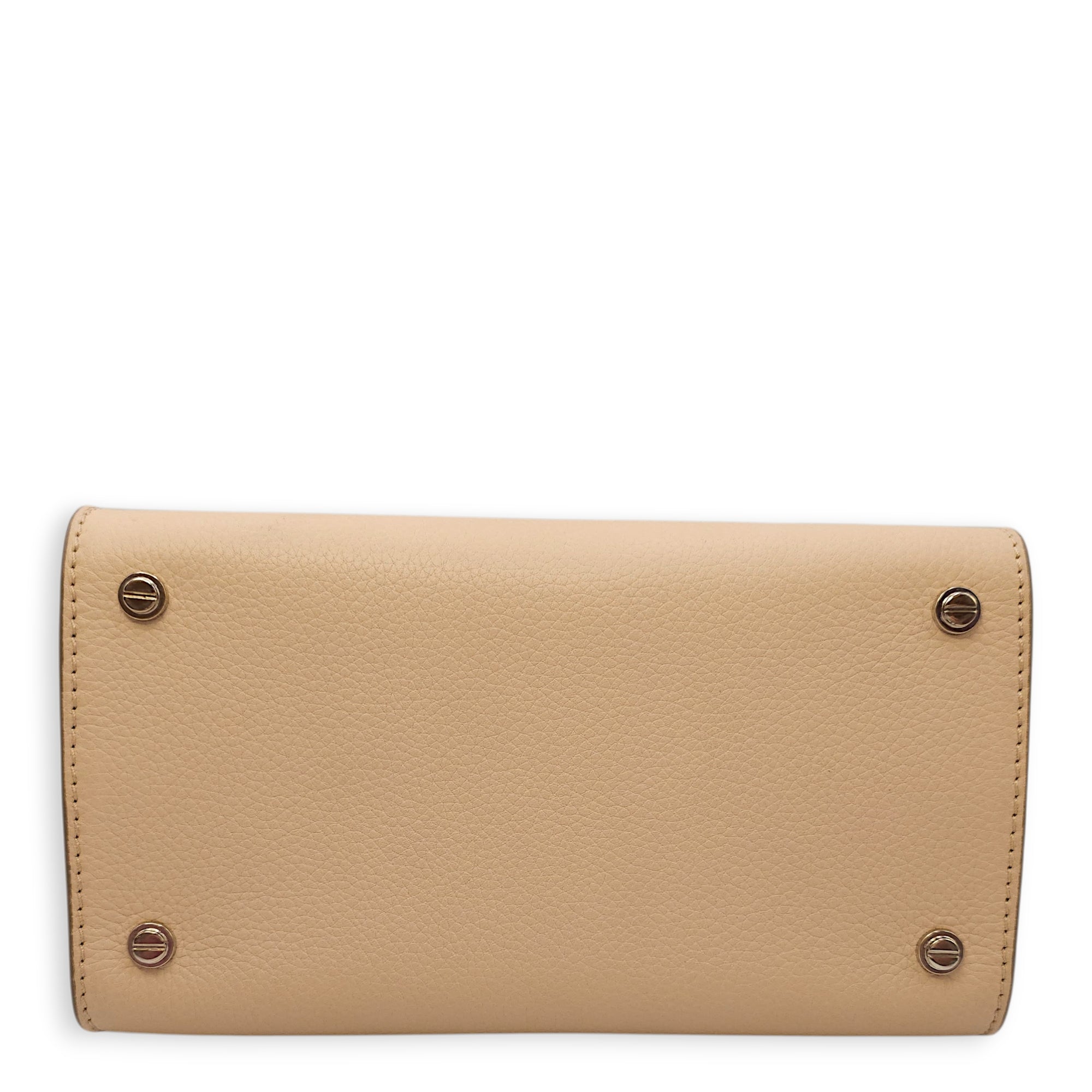 Horizon Tote Mini Beige Crossbody Bag in Calfskin Silver hardware CL2602-19439 5